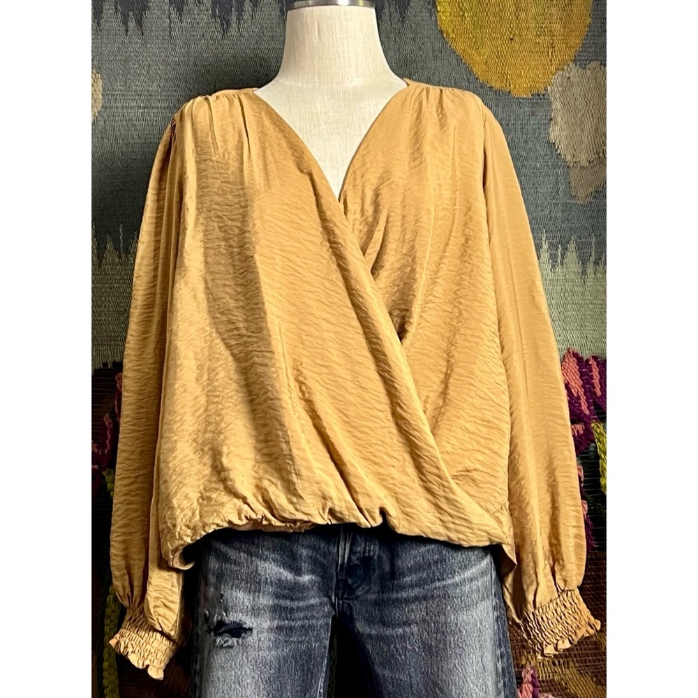 Anthropologie Dylan Placket Blouse Top L